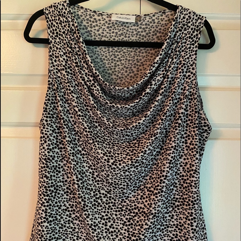 Calvin Klein sleeveless blouse